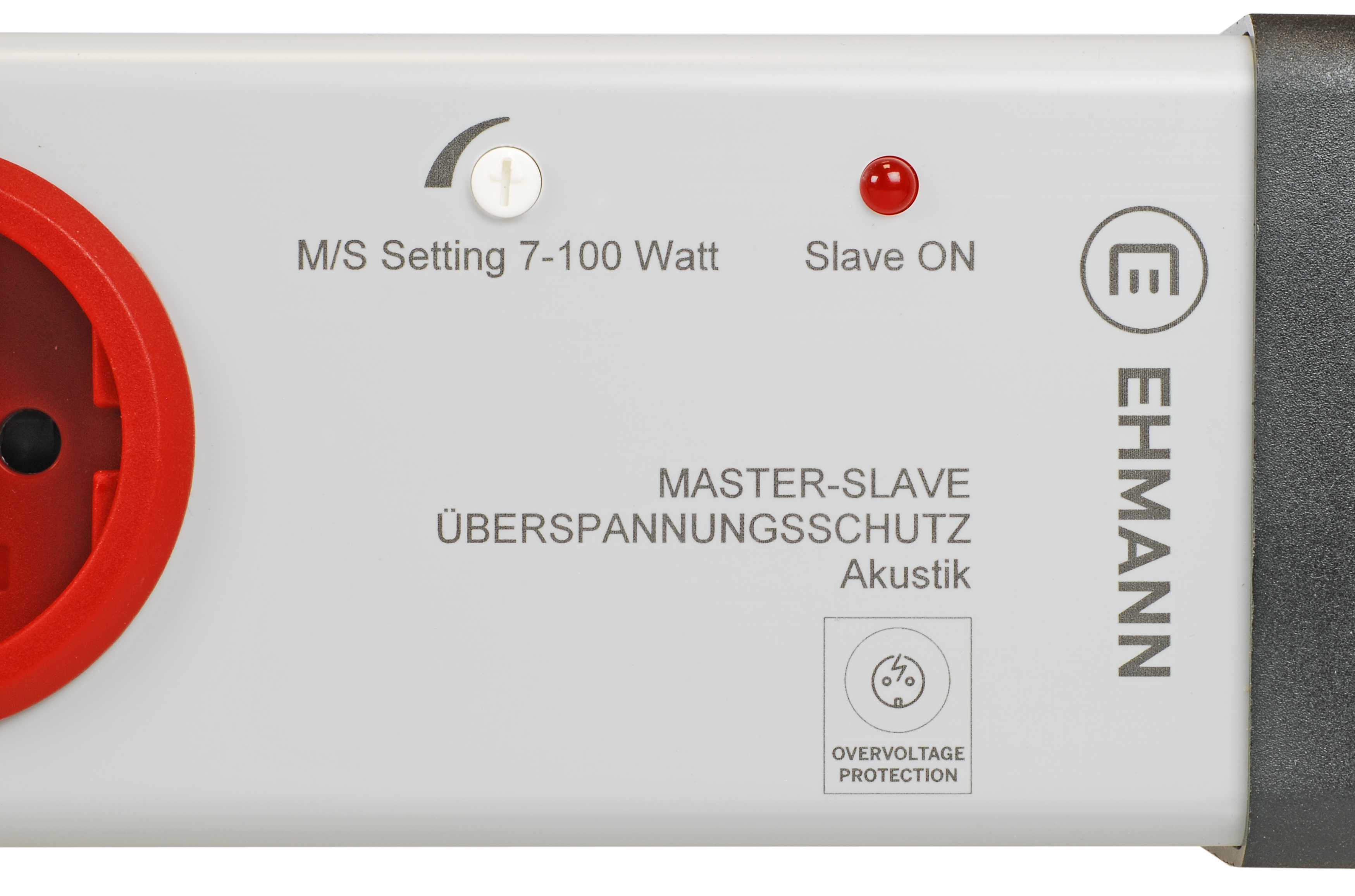Master-Slave Überspannungsschutz Akustik 5-fach, Zuleitung 1,5m