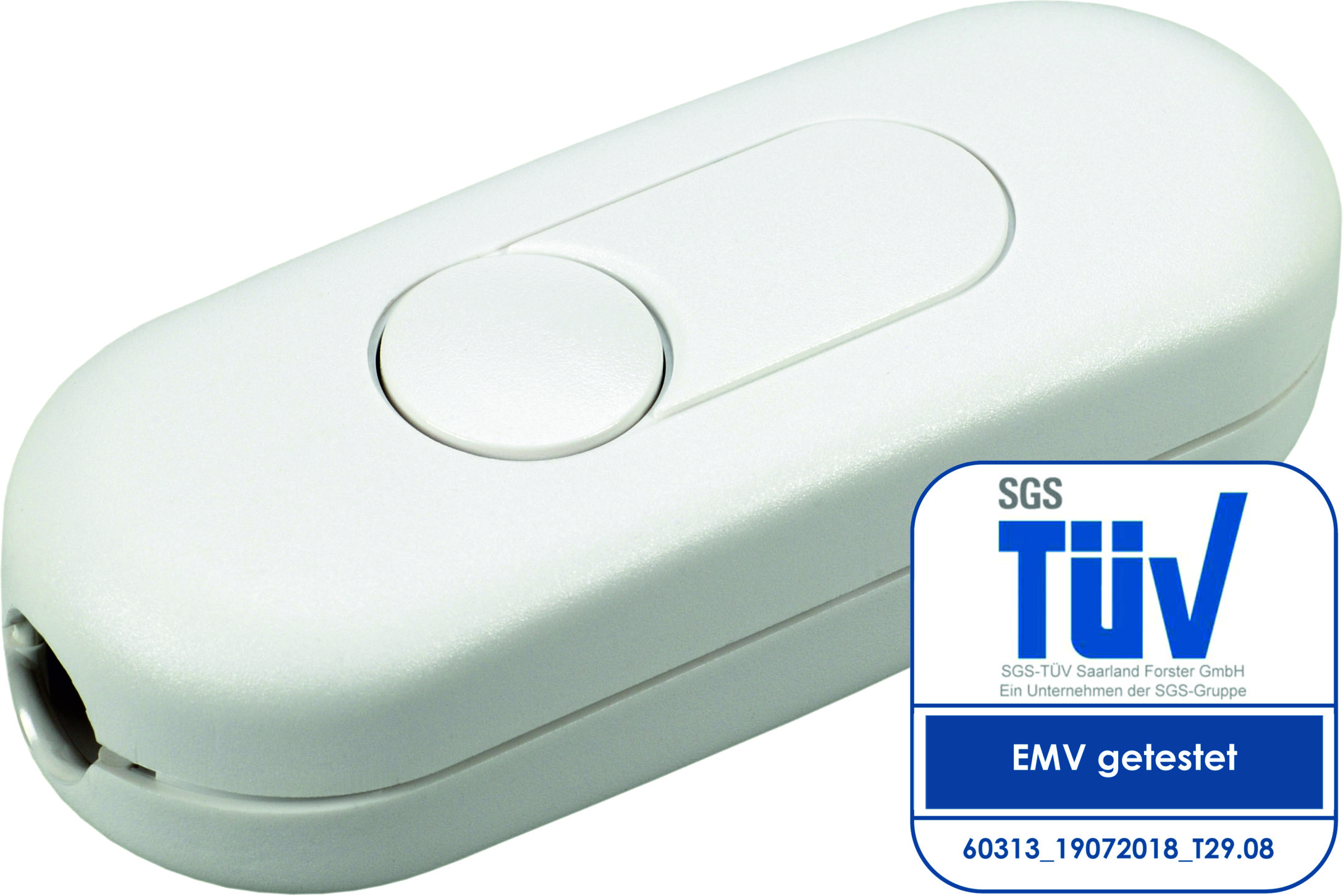 Electronic LED cord dimmer T29.08 / white